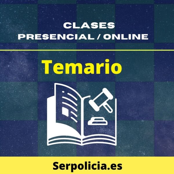Clases de Temario de Policía Local