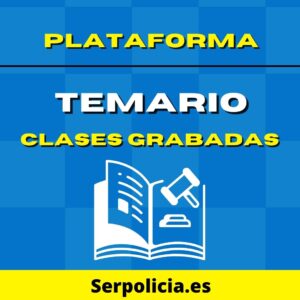 Plataforma de videos y test temario sin videoconferencias