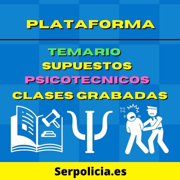 Plataforma tema supuesto psicotécnico sin videoconferencia
