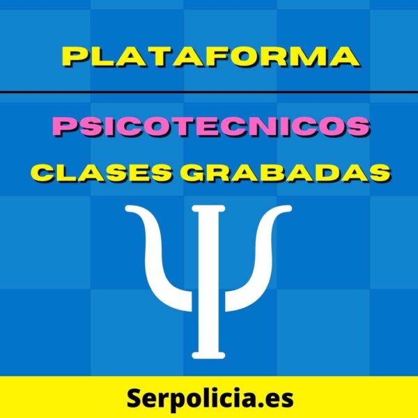 Plataforma psicotécnico sin videoconferencia
